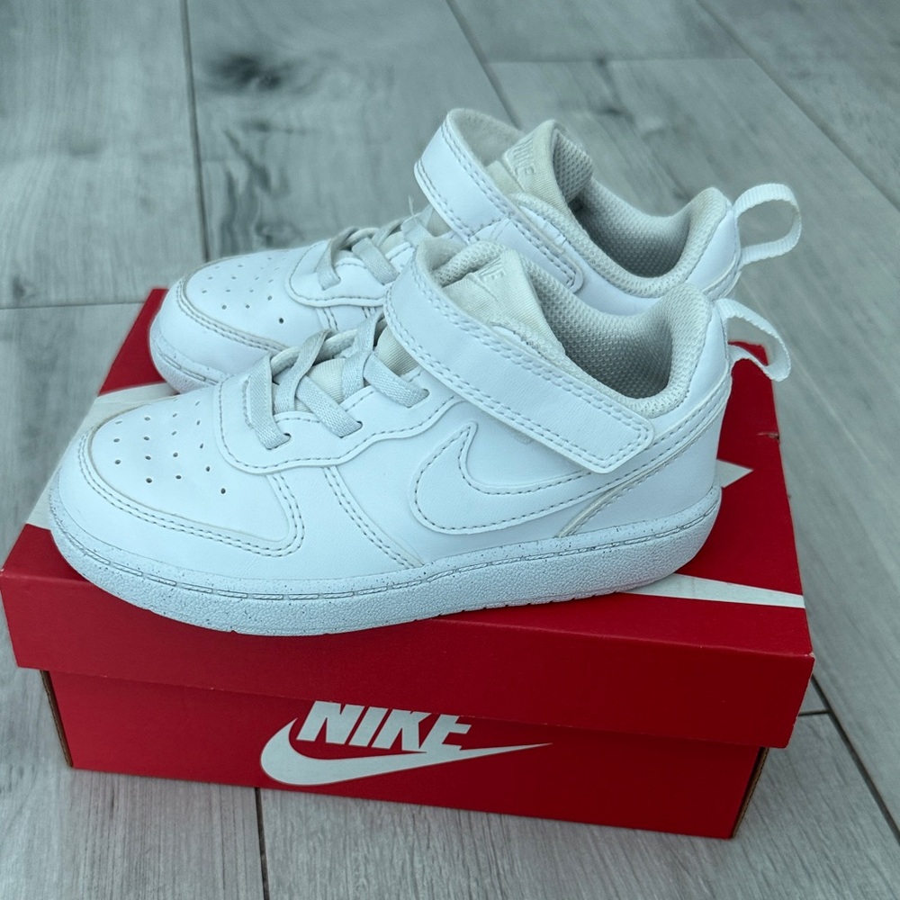Nike Kids All-White Sneakers